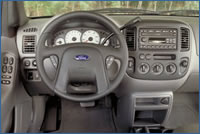 2002 Ford Escape interior