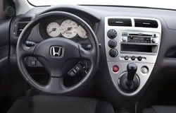 2005 Honda Civic Si dashboard