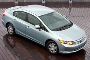 2012 Honda Civic Hybrid Alabaster Silver Metallic