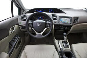 Civic Hybrid dashboard