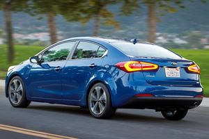 2016 Kia Forte sedan - rear view